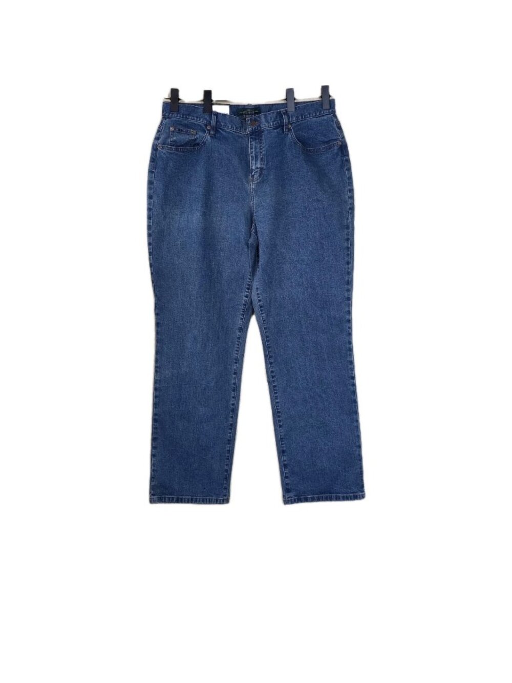 Lauren Ralph Lauren Stanton Classic Straight Jeans 16w X 31 Blue Stretch Staple